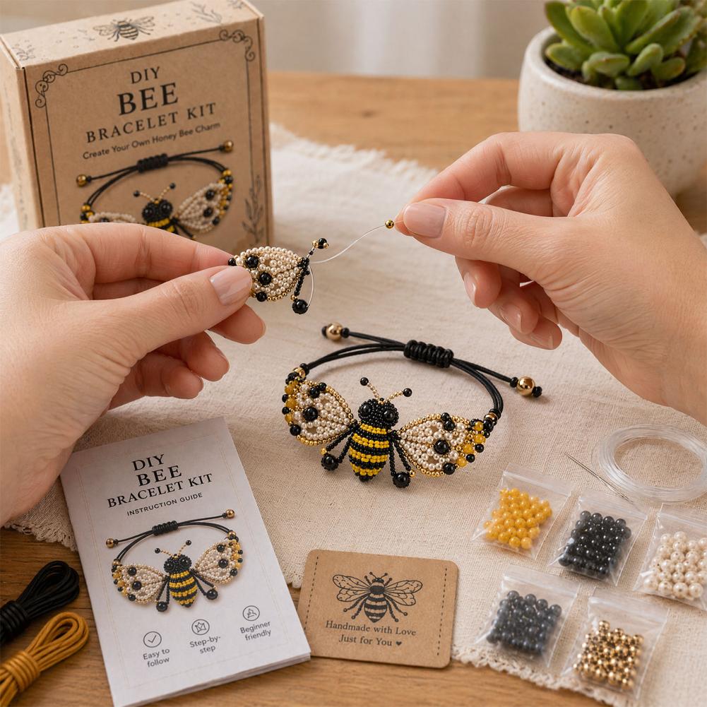 Charm Bracelet Beads - Animal DIY Beaded Bracelet Making Kit