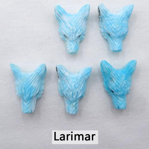 Wolf Jewelry & Watches Tampa Reviews - Carved Wolf Head Natural Stone Natural