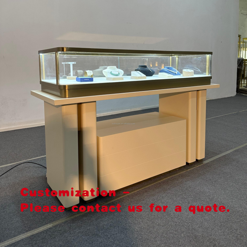 Jewelry And Watches Store - custom.Stainless Steel Jewelry Watch Display Table