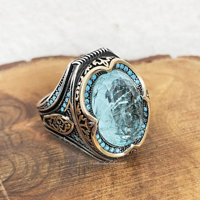 Mens Signet Ring - Vintage Metal Craftsman Engraved Signet Ring