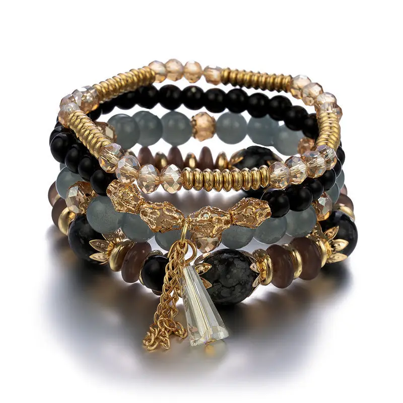 Charm Bracelet Beads - 4Pcs New Tassel Charm Beads Bracelet