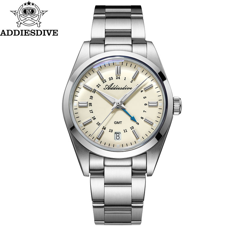 Jewelry Inspired Watches - ADDIESDIVE Hot Brand 36mm Luxury GMT