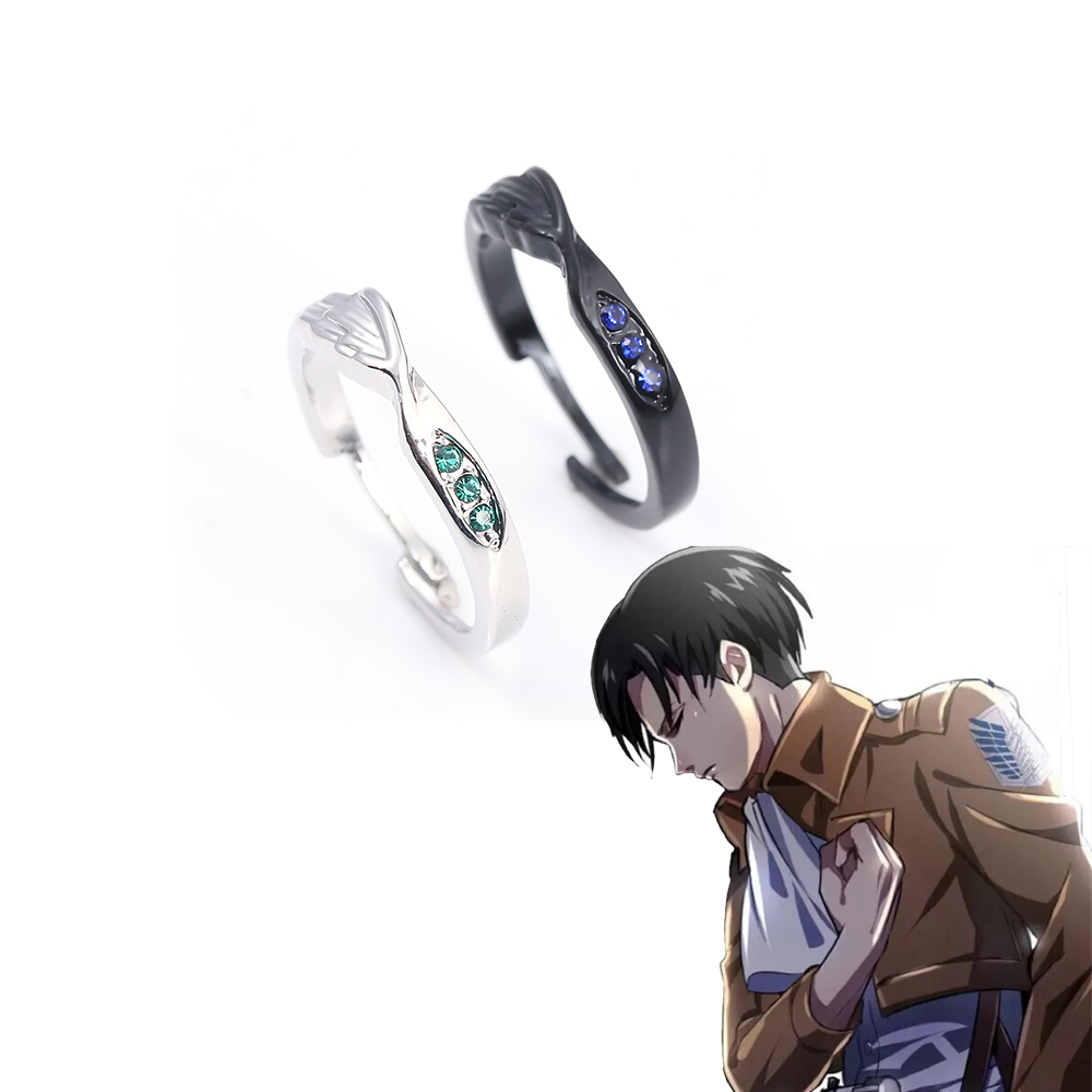 Anime Attack On Titan Rings An - Levi Jewelry & Watches Inc 评论和价格