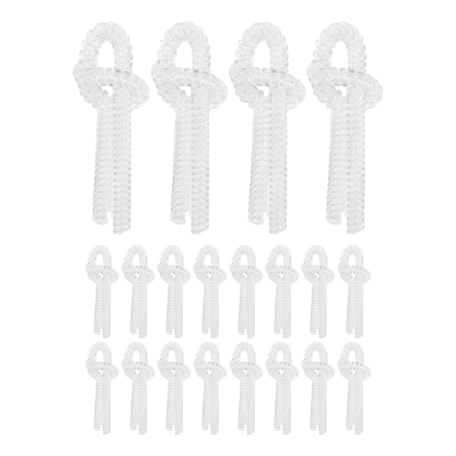 20Pcs Clear Rings Adjuster Inv - Jewelry Repair & Watches Photos 评论和价格