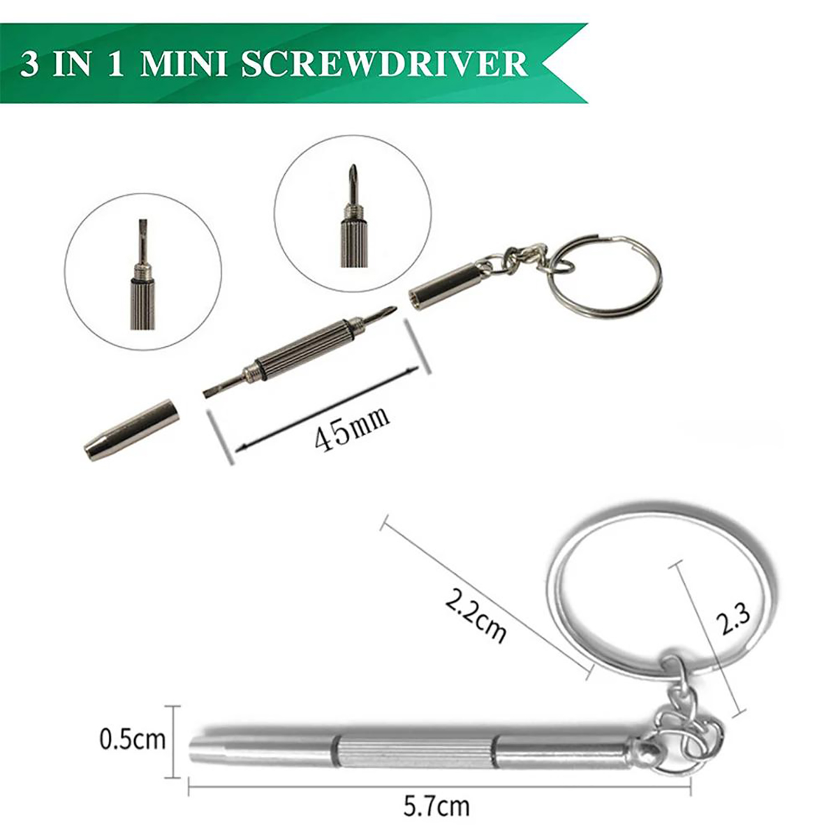 1/2PCS Precision 3 in1 Screwdr - Jewelry Repair & Watches Photos 评论和价格