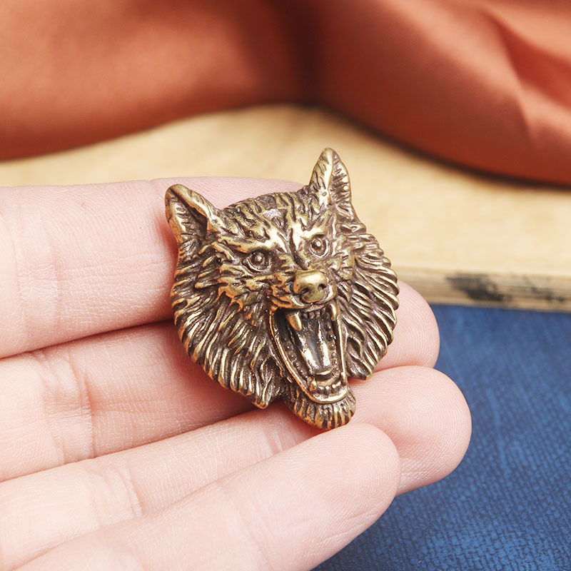 2Pcs Vintage Engraving Wolf He - Wolf Jewelry & Watches Tampa Reviews 评论和价格