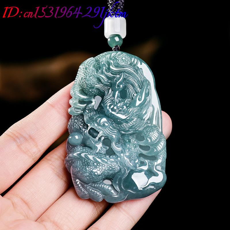 Natural Burmese Jadeite Dragon - Jewelry & Watches Sp Zo O 评论和价格