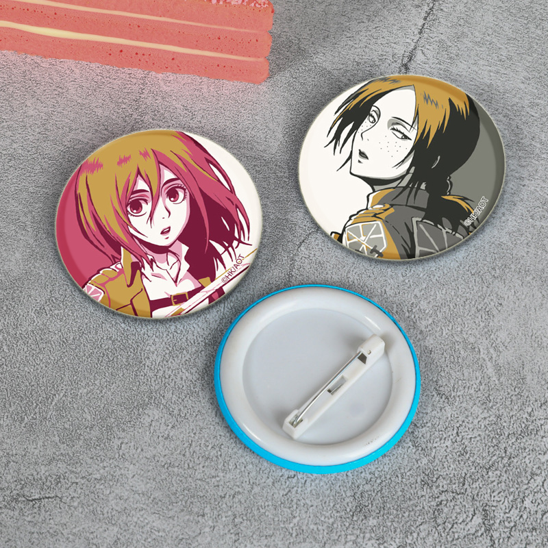 Attack on Titan Badge Handmade - Levi Jewelry & Watches Inc 评论和价格