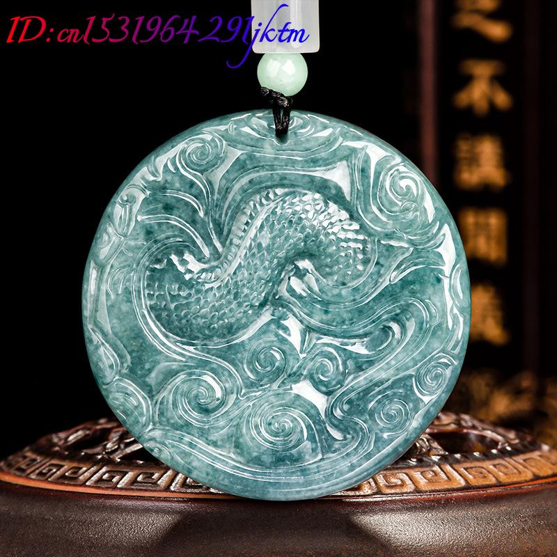 Burmese Jadeite Dragon Pendant - Jewelry & Watches Sp Zo O 评论和价格