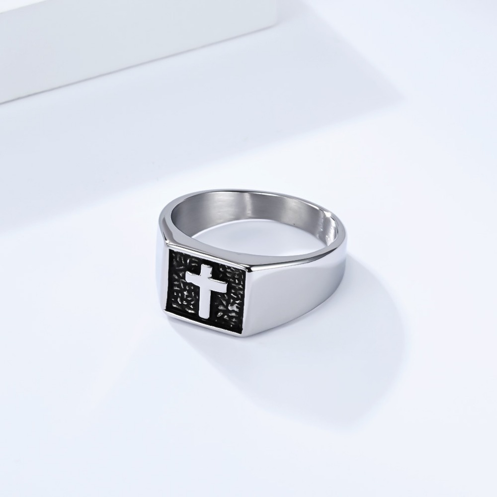Somen Vintage Stainless Steel  - Mens Signet Ring 评论和价格