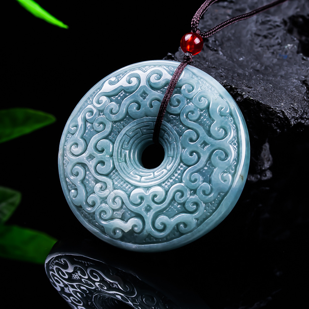 Natural Burmese Jadeite Flower - Jewelry & Watches Sp Zo O 评论和价格