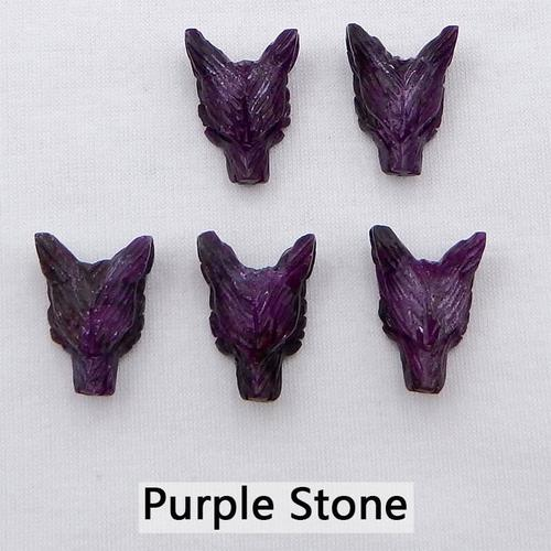Carved Wolf Head Natural Stone - Wolf Jewelry & Watches Tampa Reviews 评论和价格