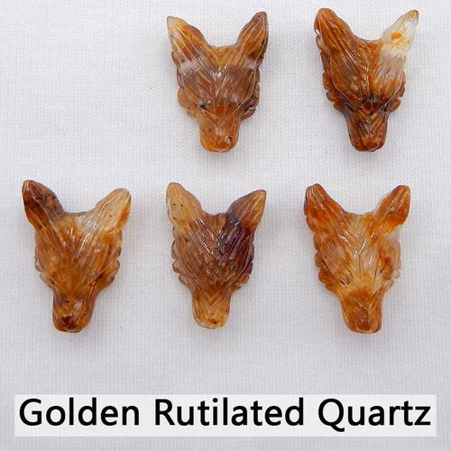 Carved Wolf Head Natural Stone - Wolf Jewelry & Watches Tampa Reviews 评论和价格