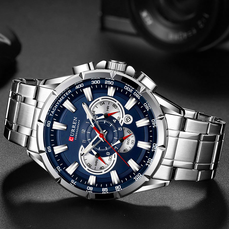 CURREN Wrist Watch Men Waterpr - Jewelry Inspired Watches 评论和价格