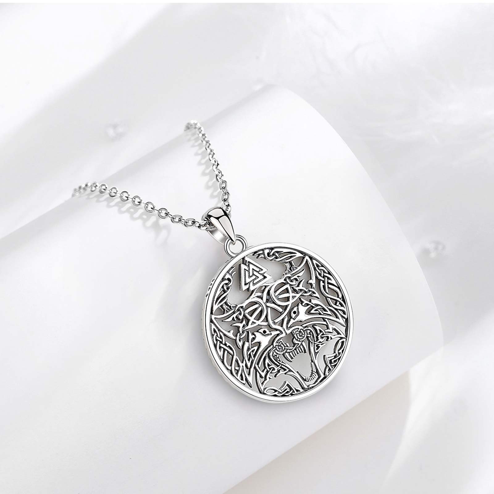 Eudora 925 Sterling Silver Vik - Wolf Jewelry & Watches Tampa Reviews 评论和价格