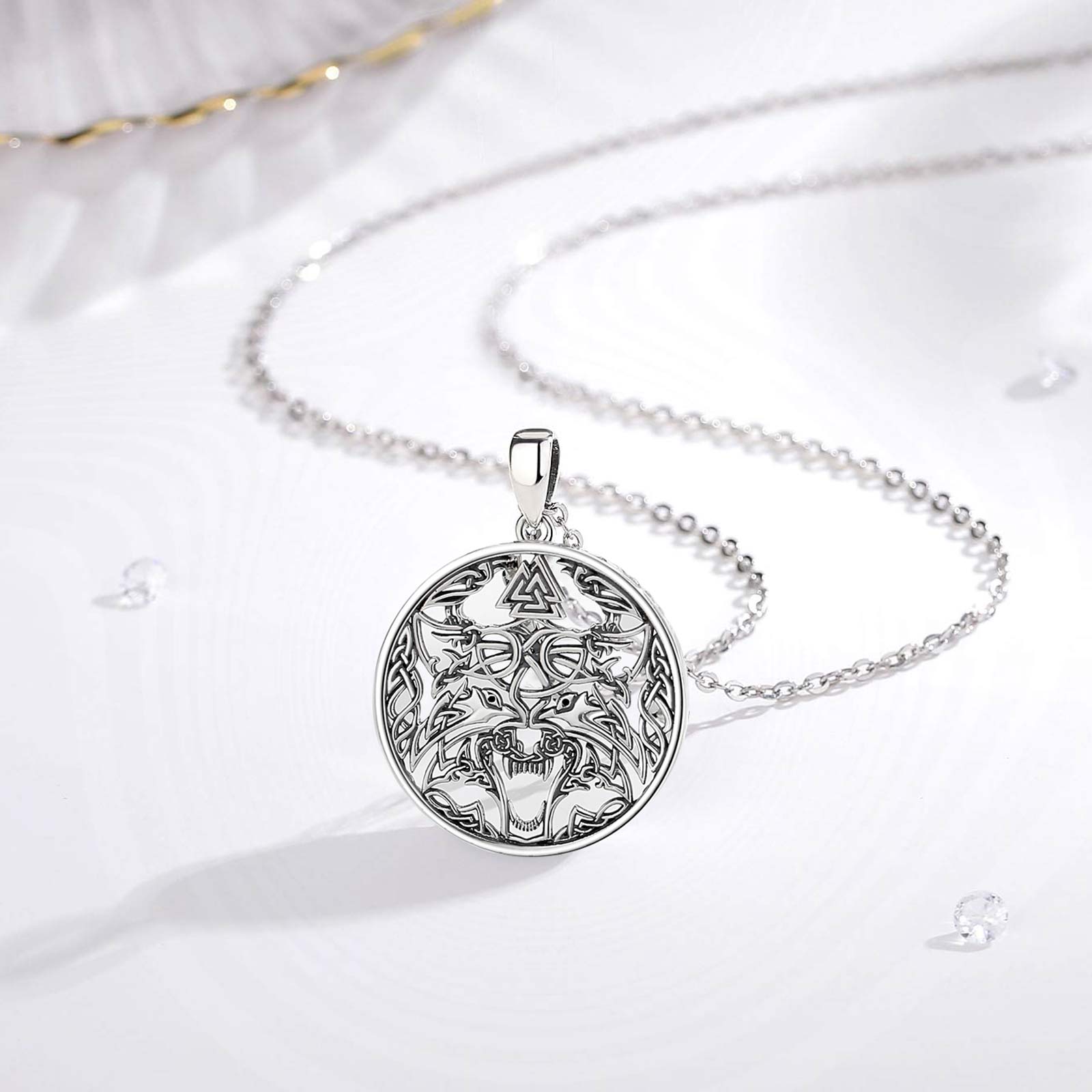 Eudora 925 Sterling Silver Vik - Wolf Jewelry & Watches Tampa Reviews 评论和价格