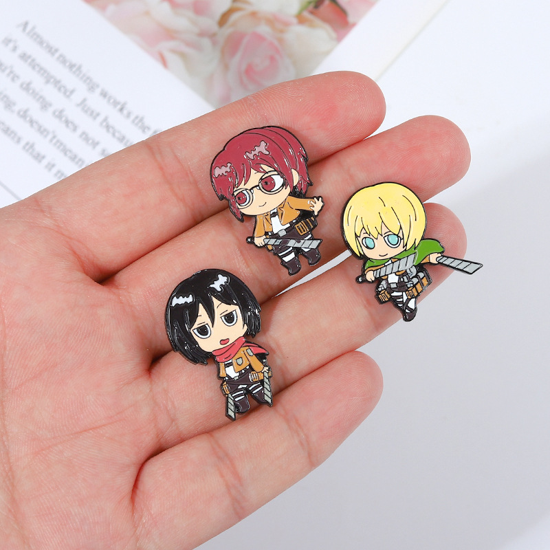 Eren Chibi Enamel Pins Custom  - Levi Jewelry & Watches Inc 评论和价格