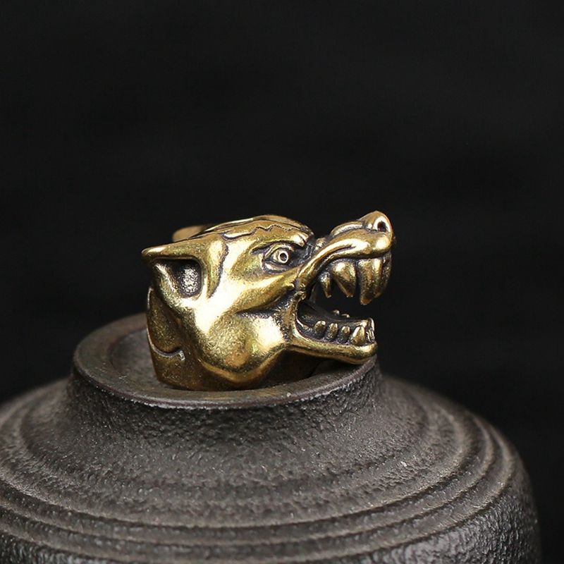 Animal Wolf Warriors Head Scul - Wolf Jewelry & Watches Tampa Reviews 评论和价格