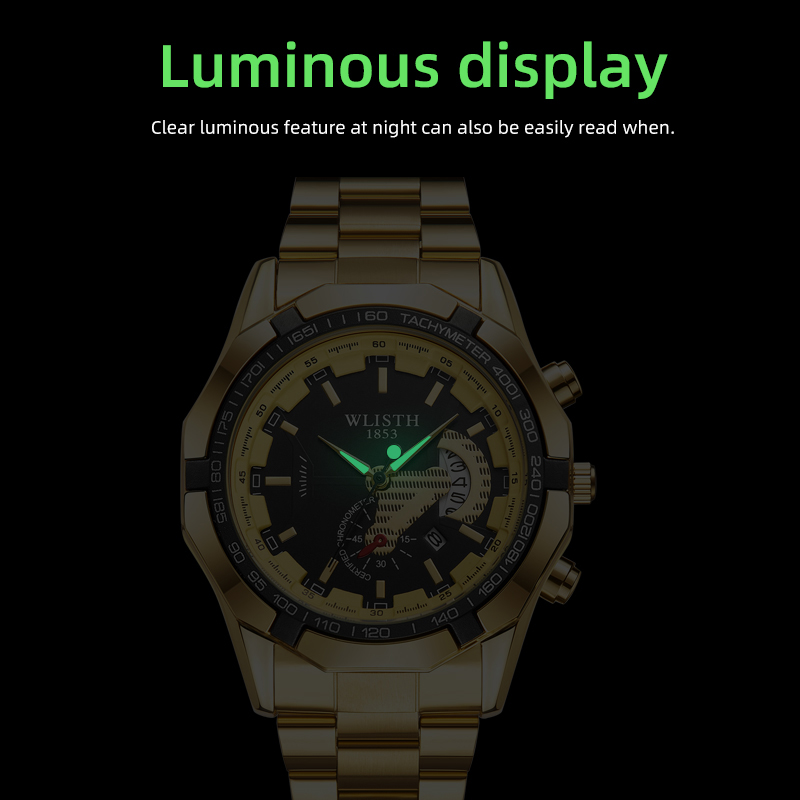 Luxury Brand Man Watch Waterpr - Jewelry Inspired Watches 评论和价格