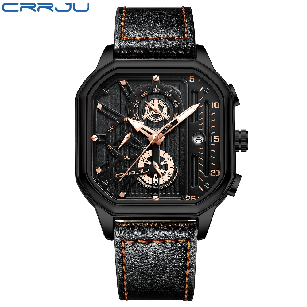 CRRJU Men Watch Top Brand Luxu - Jewelry Inspired Watches 评论和价格