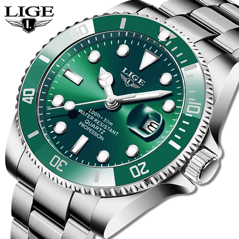 LIGE Top Brand Luxury Fashion  - Jewelry Inspired Watches 评论和价格