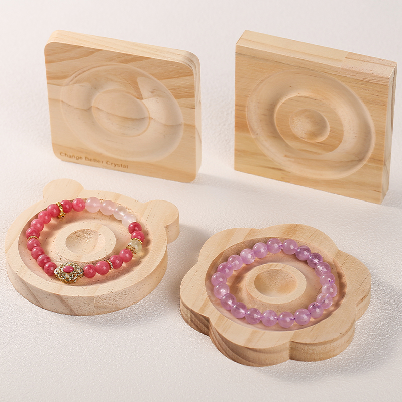 1Pc DIY Natural Wooden Beading - Charm Bracelet Beads 评论和价格