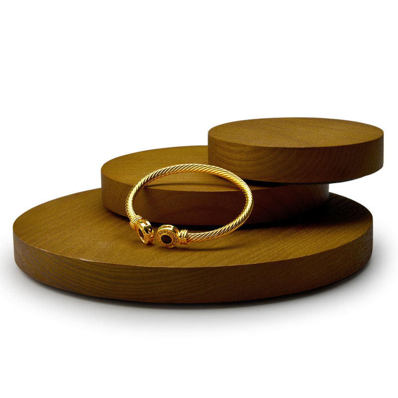 Solid Wood Jewelry Display Tra - Jewelry And Watches Store 评论和价格