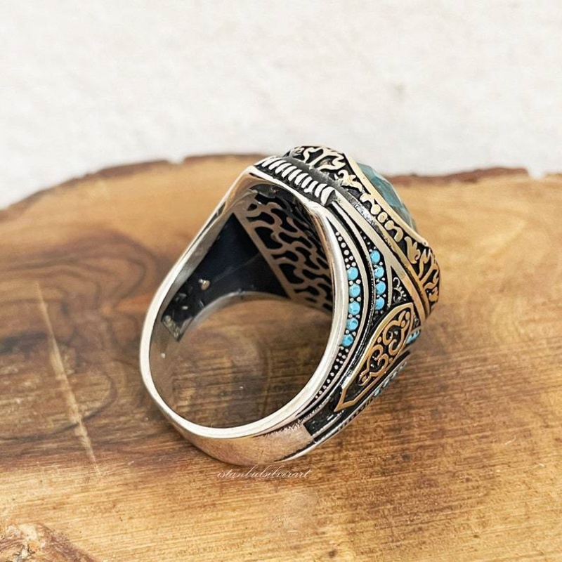 Vintage Metal Craftsman Engrav - Mens Signet Ring 评论和价格