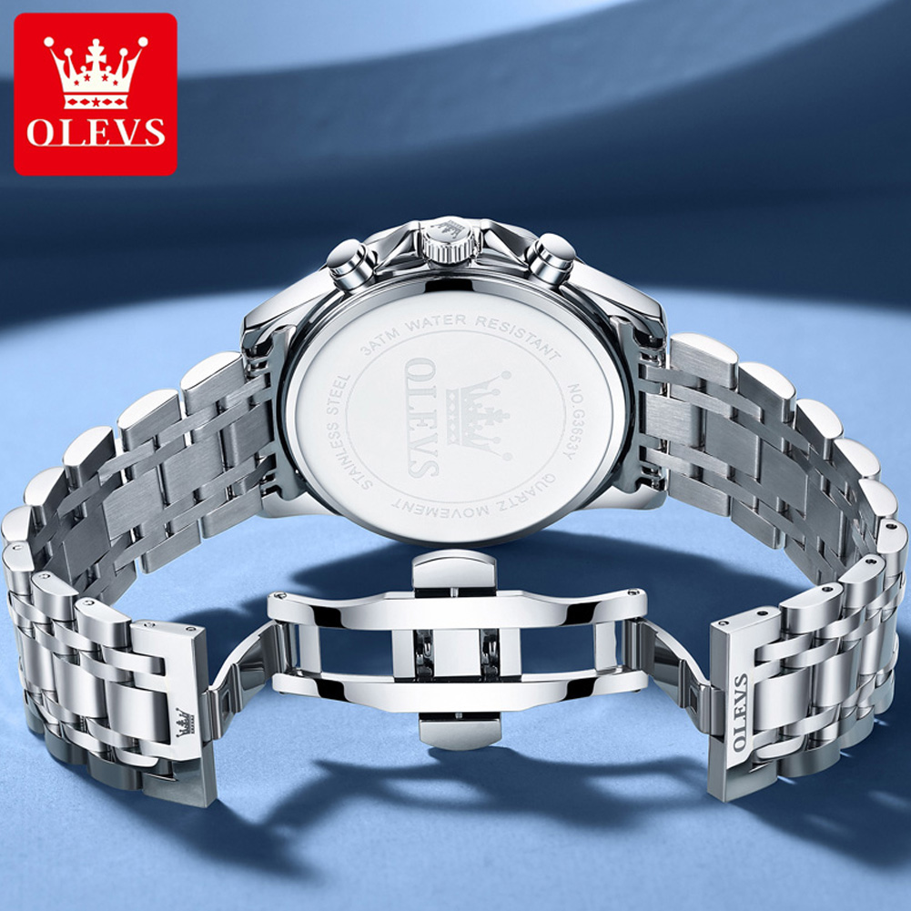 OLEVS 3653 Brand Moon Phase Ca - Jewelry Inspired Watches 评论和价格