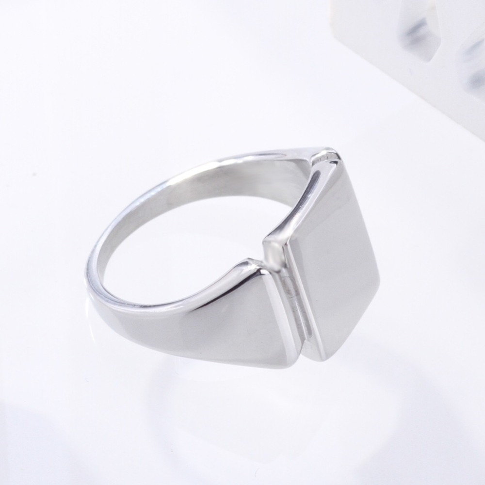 Soul Men Titanium Steel Rings  - Mens Signet Ring 评论和价格