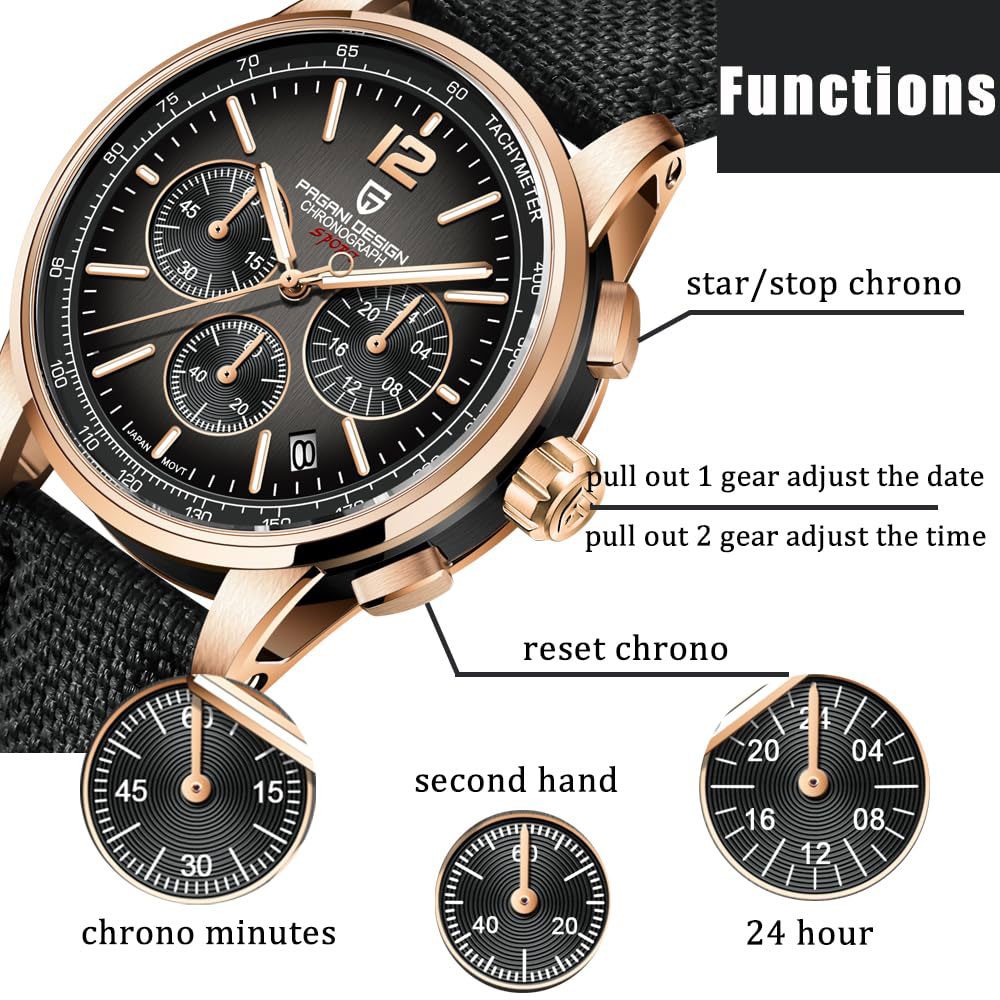 PAGANI DESIGN New Mens Watch 4 - Jewelry Inspired Watches 评论和价格