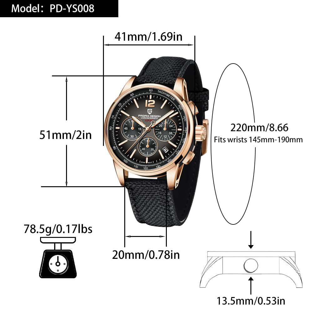 PAGANI DESIGN New Mens Watch 4 - Jewelry Inspired Watches 评论和价格