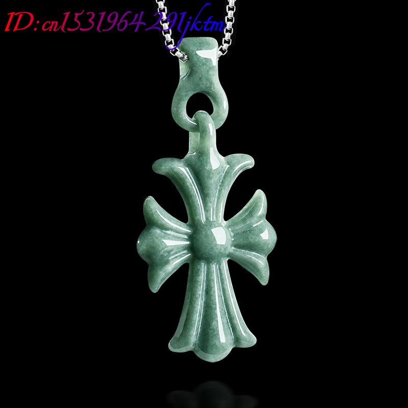 Natural Burmese Jadeite Cross  - Jewelry & Watches Sp Zo O 评论和价格