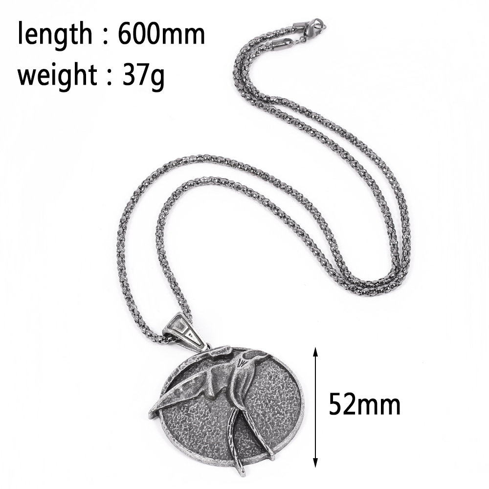 Retro Punk Wizard Necklace Mon - Wolf Jewelry & Watches Tampa Reviews 评论和价格