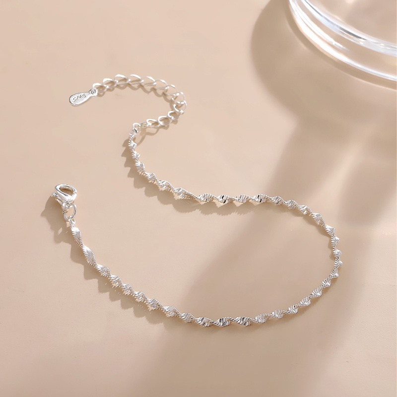 925 Sterling Silver Fashion Si - Anklet Foot Chain 评论和价格