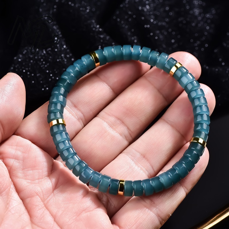 Natural Jadeite Blue Water Aba - Jewelry & Watches Sp Zo O 评论和价格