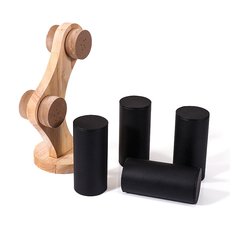2-Tier Curved Wood Bracelet Ho - Jewelry And Watches Store 评论和价格