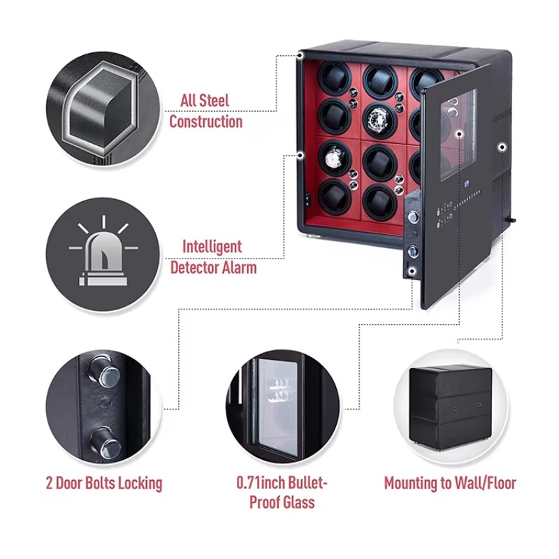 Luxury 12 Automatic Rotors and - Automatic Watch Winder 评论和价格
