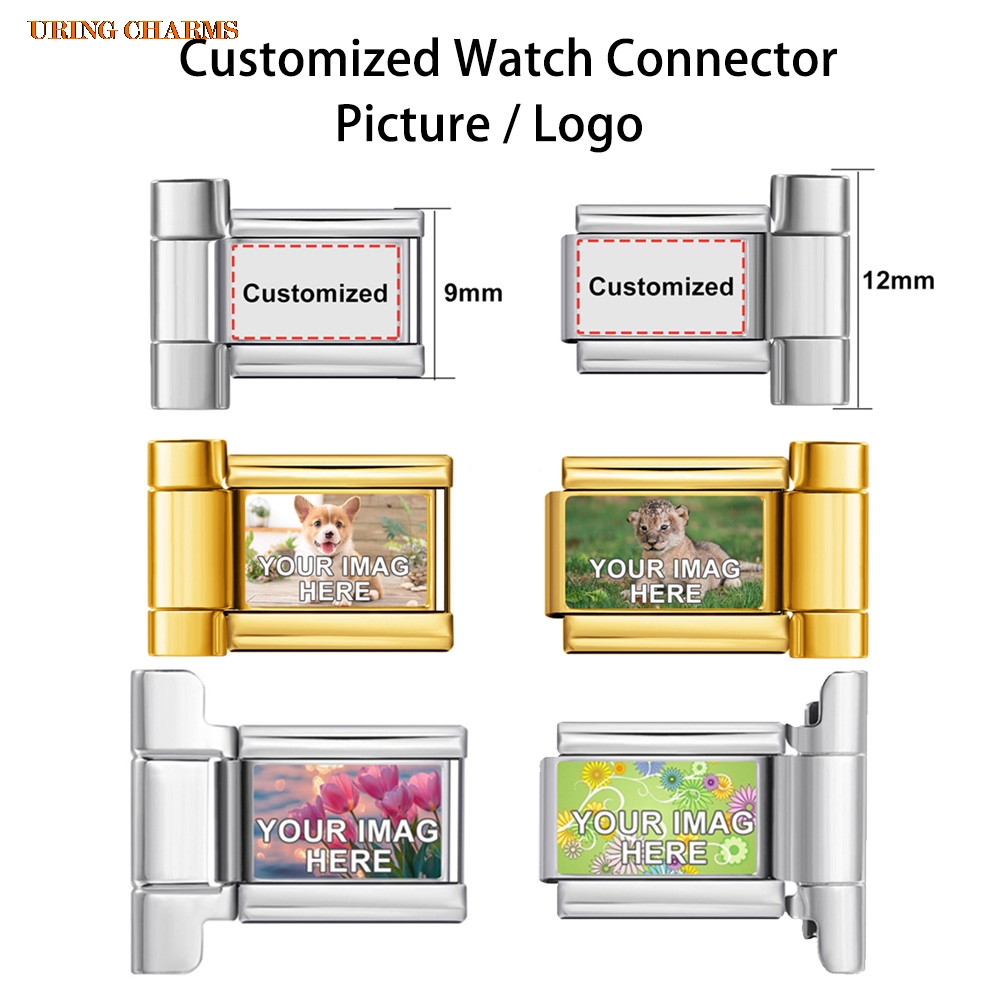 1 pair Picture Logo Customized - Jewelry Watches Men 评论和价格