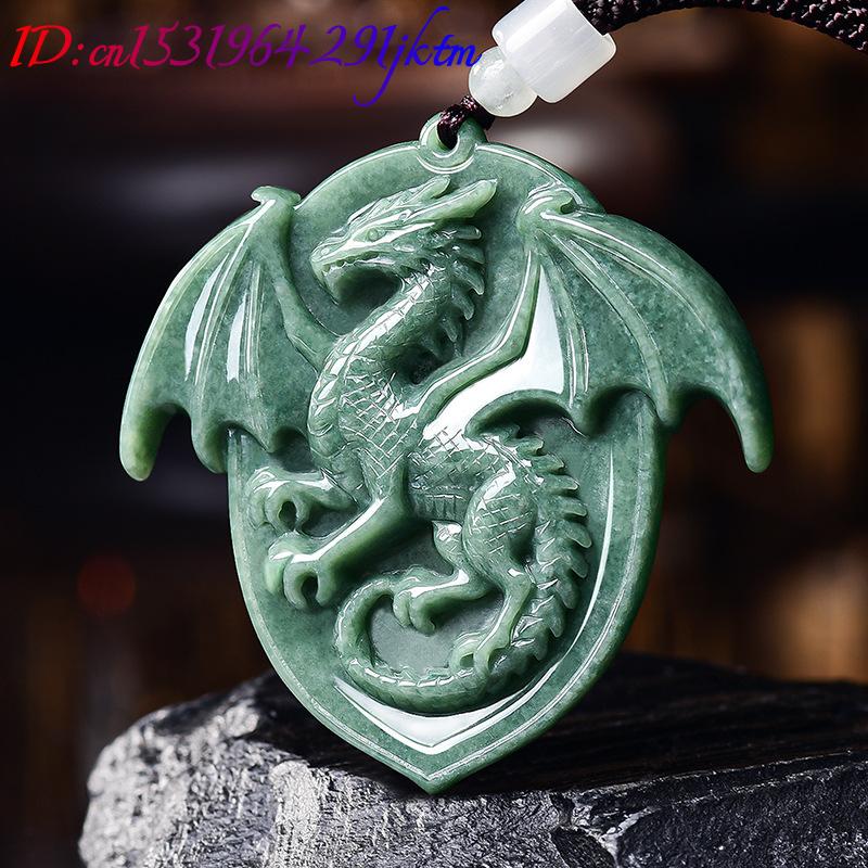Natural Burmese Jadeite Dragon - Jewelry & Watches Sp Zo O 评论和价格