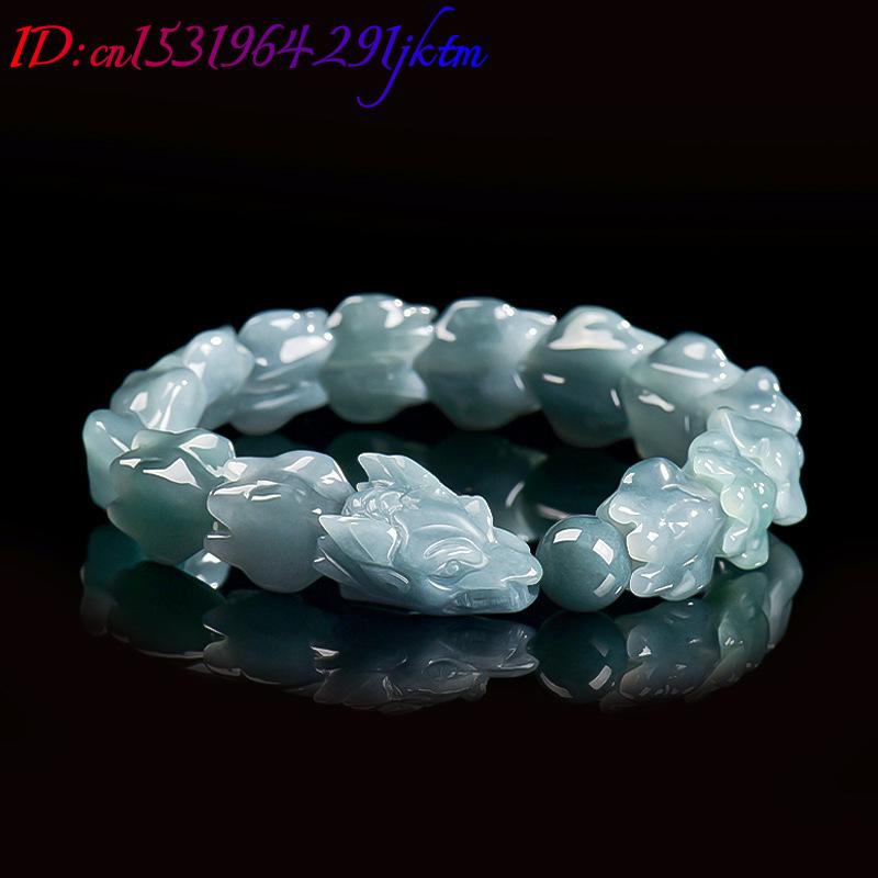 Blue Burmese Jadeite Dragon Br - Jewelry & Watches Sp Zo O 评论和价格