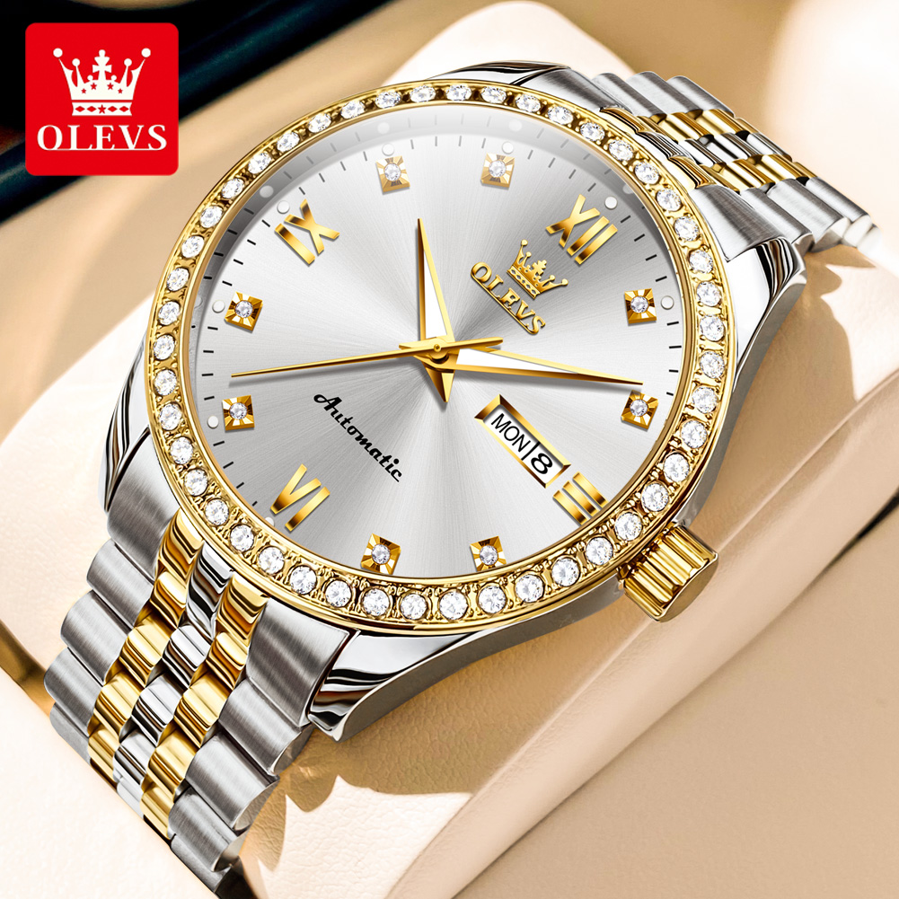 OLEVS7012 Diamond Automatic Wa - Automatic Watch Winder 评论和价格