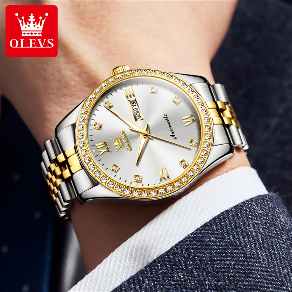 OLEVS7012 Diamond Automatic Wa - Automatic Watch Winder 评论和价格