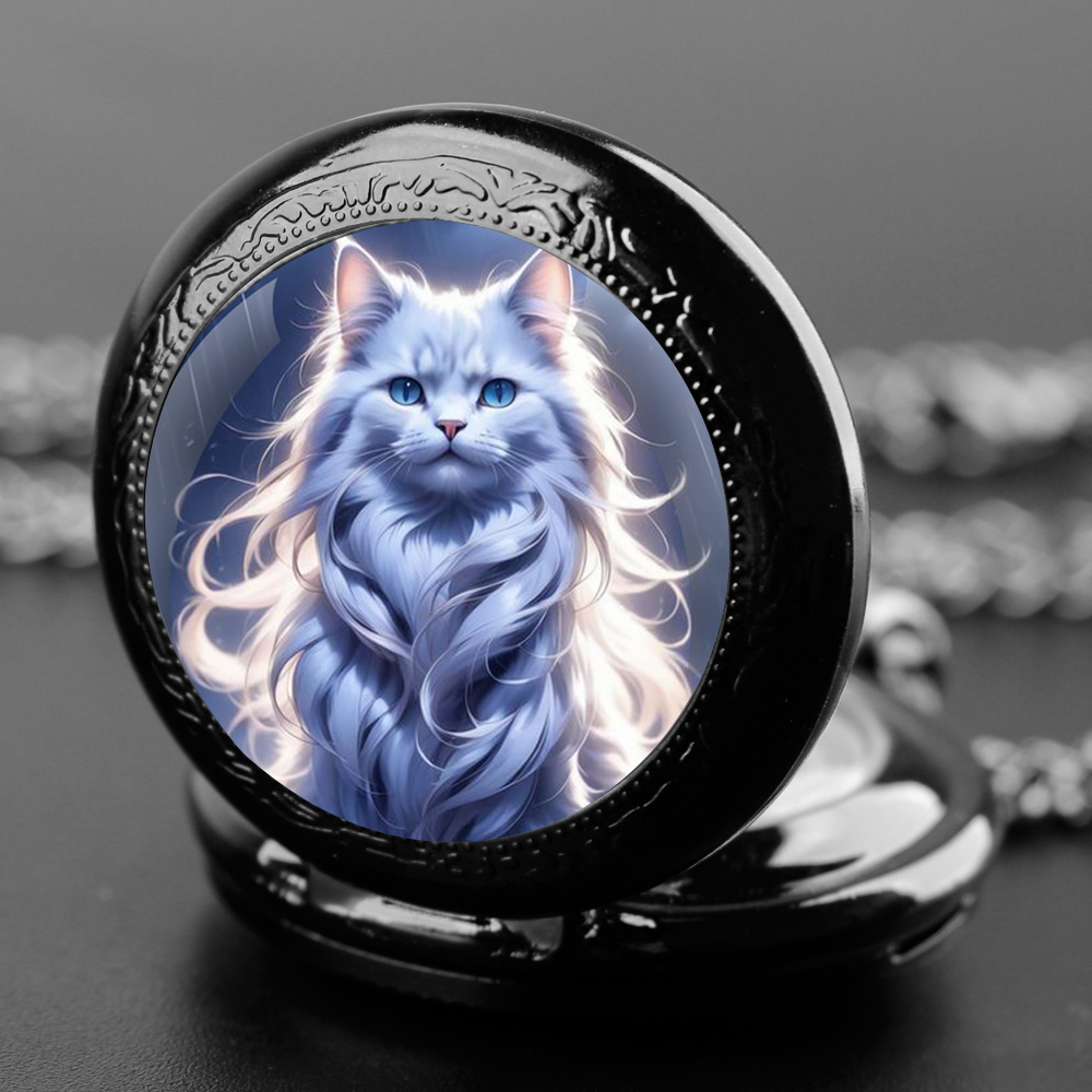 Cute kawaii Cats Graphic Glass - Unique Jewelry Watches 评论和价格