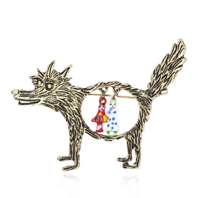 Vintage Wolf And Babies Little - Wolf Jewelry & Watches Tampa Reviews 评论和价格