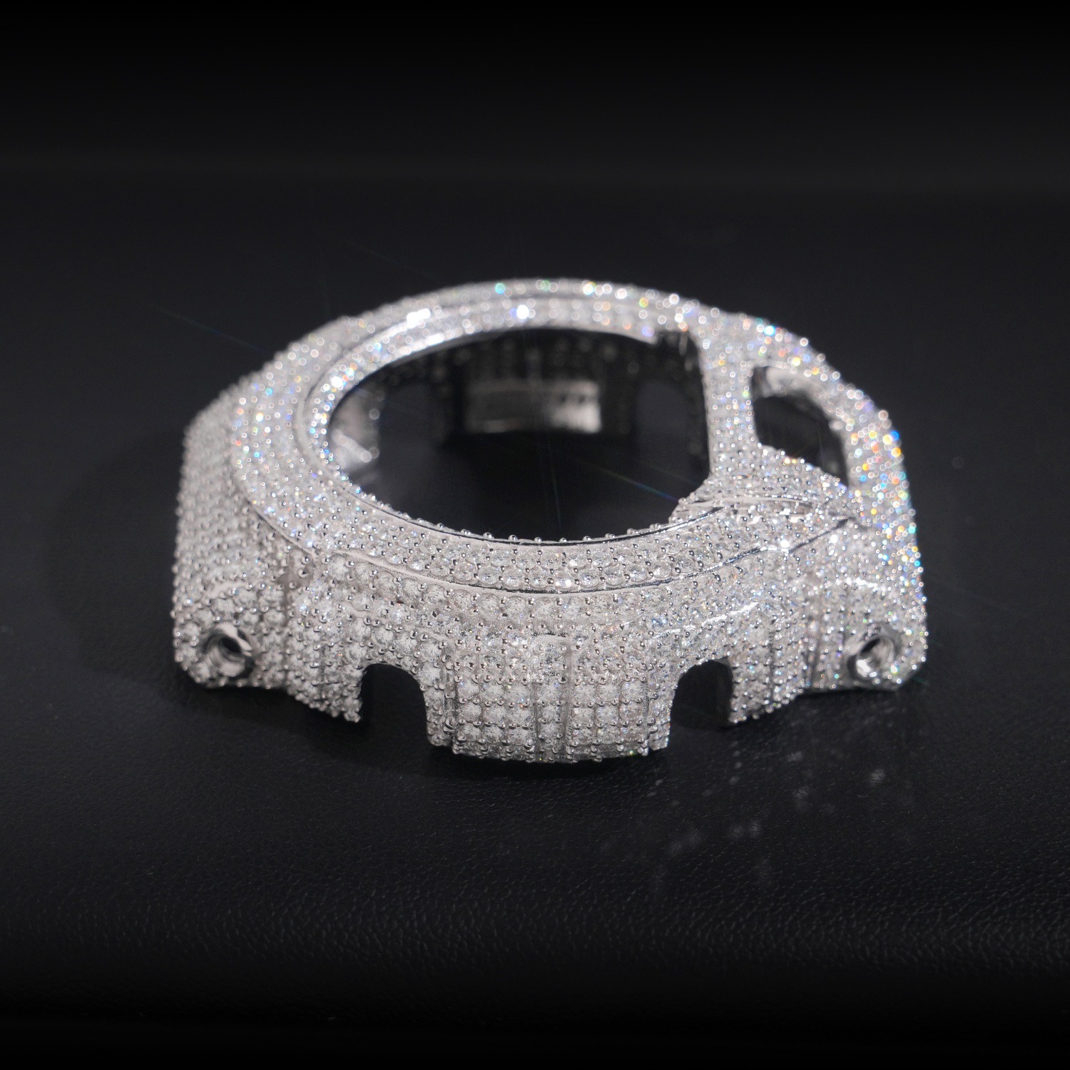 Bling Hip Hop Watch Case: Iced - Jewelry Watches Men 评论和价格