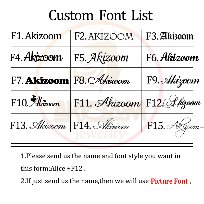 Akizoom Custom Name 18cm Ankle - Anklet Foot Chain 评论和价格