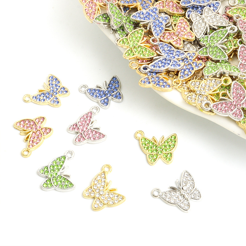100PC/lot butterfly Pendant Ch - Butterfly Pendant Necklace 评论和价格