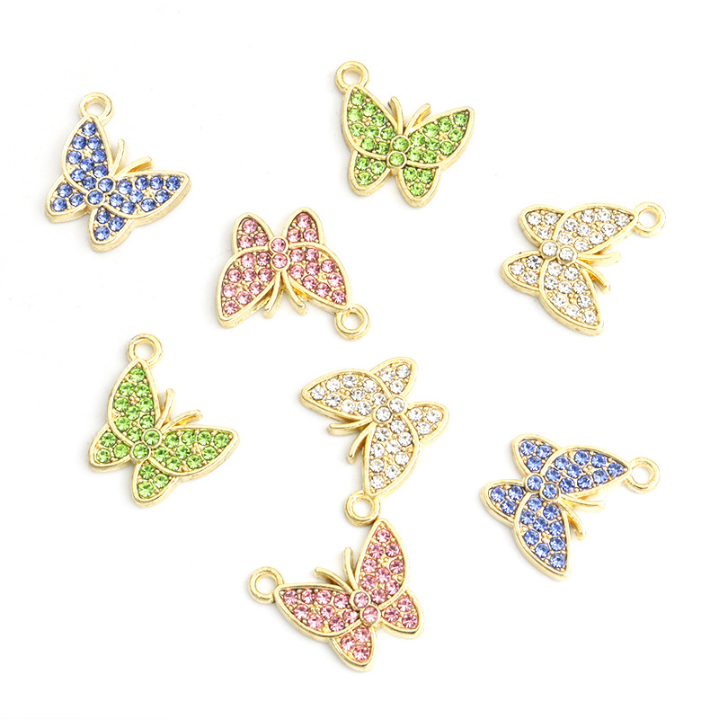 100PC/lot butterfly Pendant Ch - Butterfly Pendant Necklace 评论和价格