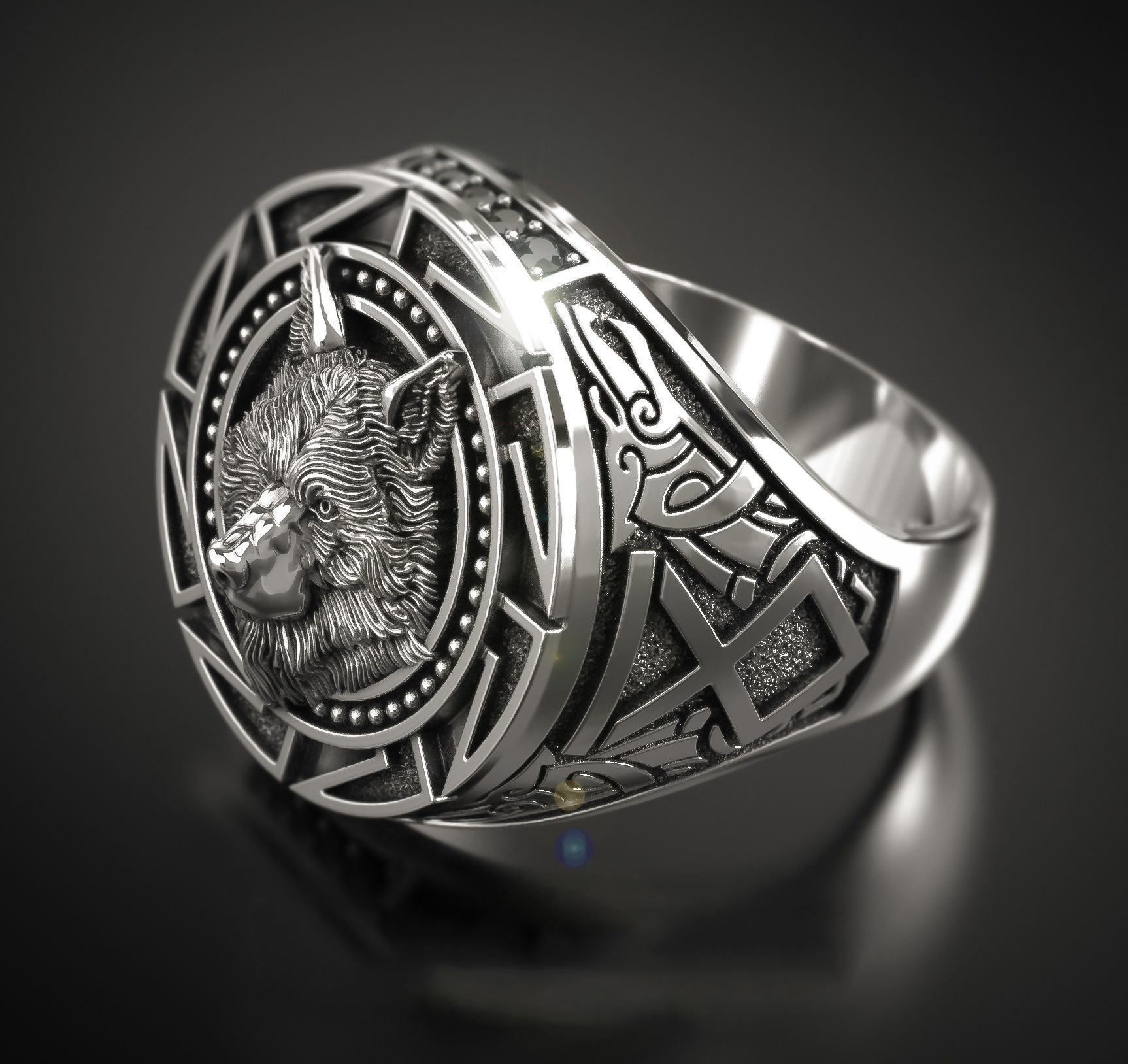925 Sterling Silver Vintage Wo - Wolf Jewelry & Watches Tampa Reviews 评论和价格